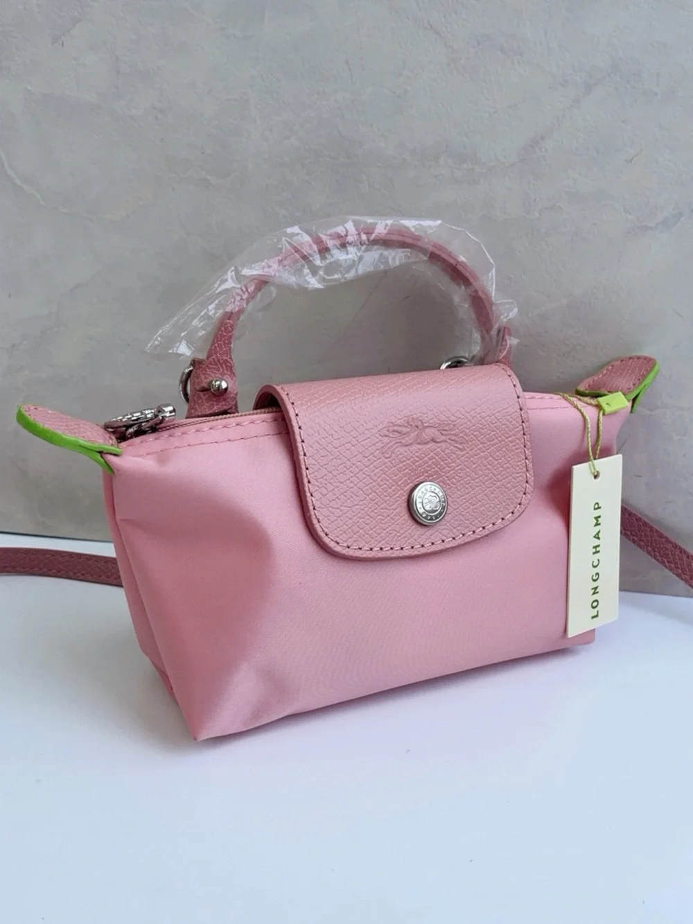 Longchamp Pink Small Le Pliage Crossbody Bag - Picture 2 of 9
